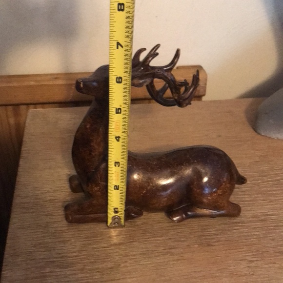 Vintage Wood Deer Figure - Picture 8 of 9